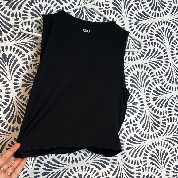 Alo Yoga Black Cover Tank Top - Picture 7 of 12